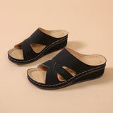 kamames Size Stitches, Slippers, Women's Shoes, Sandals, Sandals, Middle-Aged Mothers, Leisure Slippers, Women's Slippers.