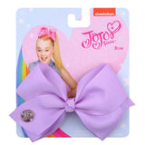 4.5 inch JoJo Bows Jojo Siwa Rainbow Printed Knot Ribbon Bow For Girls Handmade Boutique Hair Clip Children Hair Accessories