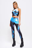 kamames Nimue Printed Legging Set - Blue