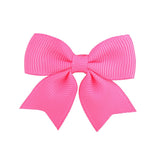 20colors 1piece Colorful Ribbon Hair Bows With Clip For Baby Girls Mini Cute Hairpins Barrettes Headwear Kids Hair Accessories