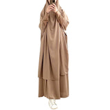 Zingj Women Hooded Muslim Hijab Dress Eid Prayer Garment Jilbab Abaya Long Khimar Full Cover Ramadan Gown Abayas Islamic Cloth