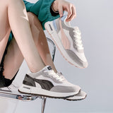 kamames Spring New Fashion Shoes Breathable Mesh Casual Sport Shoes Women Lacing Comfort Platform Sneakers Zapatos Para Mujer