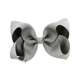 1Piece Solid Grosgrain Ribbon Hair Bows With Clip For Cute Girls Handmade Hair Clips Barrettes Hairpins Kids Hair Accessories