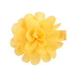 2 Pcs/lot Chiffon Petals Flower Hair Clips For Baby Girls Solid Hairpins Headdress Barrettes Floral Headwear Hair Accessories