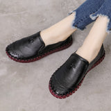 GKTINOO 2021 Fashion Women Shoes Genuine Leather Loafers Women Casual Shoes Soft Comfortable Shoes Women Flats