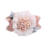 New Girls Cute Flower Petals Hairpins Sweet Pearl Chiffon Hair Decorate Headwear Hair Clips Barrettes Kids Hair Accessories Gift