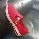 kamames Breathable Mesh Round Toe Platform Sports Shoes Women Size 43 Wedge Casual Sneakers Women Non Slip Vulcanized Shoes