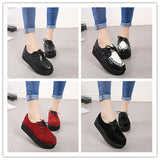 kamames Spring New Style Chaojiahara Thick-Soled Pastry Shoes Magazine British Retro Style Single Shoes Women's Shoes