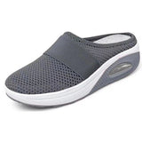 kamames Size Mesh Slippers Women's Shoes Summer Semi-Slippers Air Cushion Leisure Sports Shoes Fly-Woven Mesh Breathable Women's Shoes
