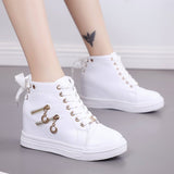 kamames Shoes Fall Korean Version Of Korean High School Girls' Shoes Fashionable Girls' Heightened Students' Sports And Leisure Women's Board Shoes