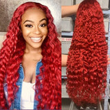 30 Inch Water Lace Front Wigs For Black Women Curly Full Human Hair 360 Wet And Wavy Loose Deep Wave Frontal Wig