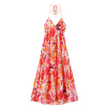 kamames New Summer Printed Lace Dress Shows A Slim Dress At The Waist And 2298106.