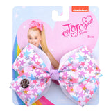 JOJO Bows Jojo Siwa Rainbow Printed Knot Ribbon Bow For Girls Handmade Boutique Hair Clip Children Hair Accessories