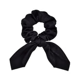 New Chiffon Bowknot Elastic Hair Bands For Women Girls Solid Color Scrunchie Headband Hair Ties Ponytail Holder Hair Accessories