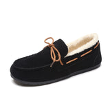 kamames Autumn And Winter New Retro Velvet Thickened Warm Student Flat Cotton Shoes With One Foot Shallow Bean Shoes