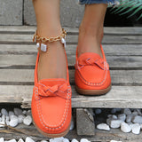 kamames kamames Pea Shoes Women's Spring Style 2023 New Light-Mouth Flat-Heeled Single-Color Shoes Women Women Shoes