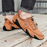 kamames kamames Korean Version Of The New Men's Leather Shoes In Spring Is Breathable, A Lazy Man, A Set Foot, Octopus, Fish And Beans Shoes.