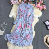 Zingj Zingj Large Flower Long-Sleeved Dress