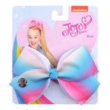 4.5 inch JoJo Bows Jojo Siwa Rainbow Printed Knot Ribbon Bow For Girls Handmade Boutique Hair Clip Children Hair Accessories