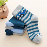 5 Pairs Of Kid's Trendy Cute Novelty Cartoon Crew Socks, Breathable Soft Children's Socks For Boys Girls All Seasons Wearing