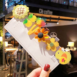 5/15 Pcs/Set Girls Cute Cartoon Animals Fruit 5 Cm Hairpins Children Lovely Hair Clips Barrettes Gift Kids Hair Accessories Gift