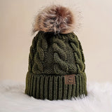 Lightweight Ribbed Knit Beanie - Soft, Warm, and Coldproof with Toggle Closure - Perfect for Women in Autumn and Winter