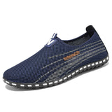 Men Casual Shoes New Spring Summer Breathable Mens Mesh Shoes Slip-On Style Shoes Men Fashion Sneakers Walking Footwear