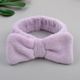 2021 New OMG Letter Coral Fleece Wash Face Bow Hairbands For Women Girls Headbands Headwear Hair Bands Turban Hair Accessories