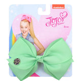 4.5 inch JoJo Bows Jojo Siwa Rainbow Printed Knot Ribbon Bow For Girls Handmade Boutique Hair Clip Children Hair Accessories