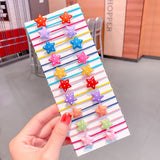 20/40PCS/Set New Girls Cute Colorful Cartoon Scrunchies Ponytail Holder Hair Bands Kids Lovely Headband Fashion Hair Accessories