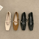 kamames Sole Shoes Children's Spring, Autumn And Summer 2024 New Style Design Feeling Mary Jane Women's Shoes Gentle Wind Evening Shoes