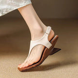 kamames kamames Toe Sandals Women 2024 New Summer Wear High Heel In Roman Shoes Niche Personality Casual Sandals Women