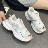 kamames kamames Sole Silver Dad Shoes Female 2024 Summer New Fashion Mesh Running Shoes Increase Trend Casual Sports Shoes