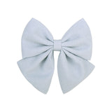 2 Pcs/lot Cute Solid Cotton Hair Bows With Clip For Girls Hair Clips Handmade Hairpins Barrettes Headwear Kids Hair Accessories