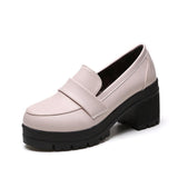 kamames Mary Jane Small Leather Shoes Jk Shoes, A New Style College Style Thick-Heeled Retro Uniform In Spring 2024