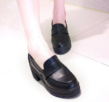 kamames Mary Jane Small Leather Shoes Jk Shoes, A New Style College Style Thick-Heeled Retro Uniform In Spring 2024