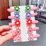 10PCS/Set New Girls Cute Cartoon Ice Cream Unicorn Hair Clips Kids Lovely Hairpins Headband Barrettes Fashion Hair Accessories