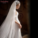 kamames YouLaPan V30 2 Tier Cathedral Wedding Veil 3 Metre Long Wedding Veils Elegant Wedding Accessories