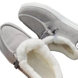 kamames New Winter Cotton Shoes Plush Thickened Warm Single Shoes Large Size 43 Cotton Shoes