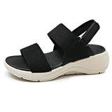 Summer Fashion New Anti slip and Odor Velcro Breathable Soft Sandals for Women Lightweight and Comfortable Thick Sole Casual Sports Sandals