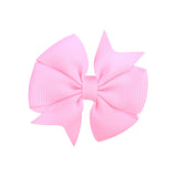 2 Inches Candy Color Baby Mini Small Bowknot Hair Clips For Cute Girls Safety Hairpins Barrettes Headwear Kids Hair Accessories