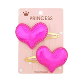 2Pcs/set Sequins Cartoon Love Heart Crown Hair Clips for Girls Handmade Boutique Hairpins Baby Clips Kids Hair Accessories 035