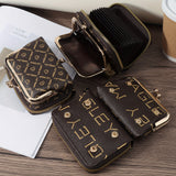 Cute PU Leather Printed Wallet, Ladies Card Coin Holder Purses Wallets, Gift For Women