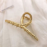 New Women Elegant Gold Silver Hollow Geometric Metal Hair Claws Vintage Hair Clips Headband Hairpins Fashion Hair Accessories