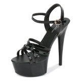 kamames Shoes Women Stiletto sandals Striptease Walking Show Sandals Model high-heeled Shoes Sandals Platform Wedding Shoes Female New