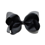 1Piece Solid Grosgrain Ribbon Hair Bows With Clip For Cute Girls Handmade Hair Clips Barrettes Hairpins Kids Hair Accessories