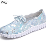 kamames Spring Women Flats Loafers Shoes Genuine Leather Flats Female Shoes Lace Up Loafers Casual Slip-on Walking Shoes Woman