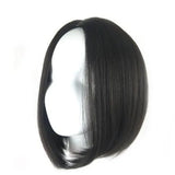 European and American wig women's center split bangs short hair high-temperature silk mechanism wave head