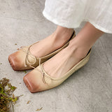 kamames kamames Upgrade ~ Bow Tie Pig Nose Shoes Female Autumn 2024 New Full Skin Ballet