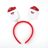 2021 New Year Women Girls Cute Christmas Antlers Santa Claus Hairbands Sweet Hair Decorate Headband Fashion Hair Accessories